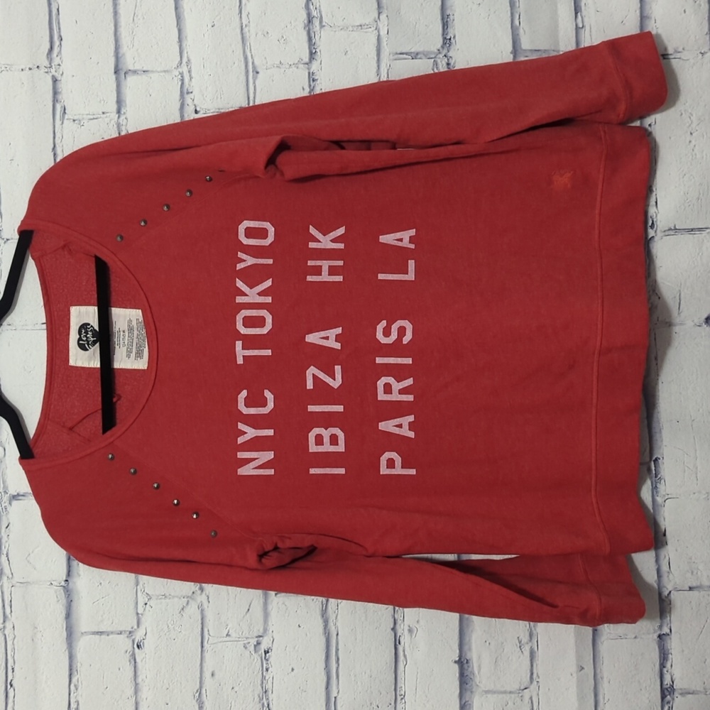 Love Express NYC Tokyo Paris Women's Sweatshirt Size Large
